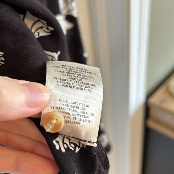 Maeve (Anthropologie) high/low button-up shirt - Picture 9 of 11